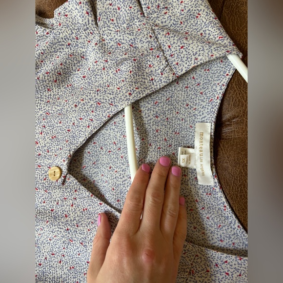 Monteau Ditsy Floral Print Midi Dress - Picture 4 of 4